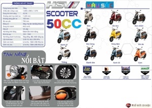 Xe ga 50cc Crea Hyosung