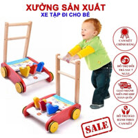XE GÀ TẬP ĐI - XE TẬP ĐI GỖ HÌNH CON GÀ CHO BÉ- XE ĐẨY THÔNG MINH GIÁ RẺ