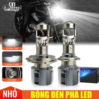 xe gắn máy LED Mini bóng đèn 2x H4 H7 12v 200W 40000LM chuyên dụng cho xe ô tô Ánh sáng cao và thấp siêu sáng