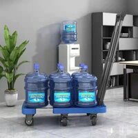 Xe gấp phẳng Xe kéo tay có thể gập lại Xe kéo nhỏ bốn bánh di động Giỏ hàng Xe kéo nhỏ di động