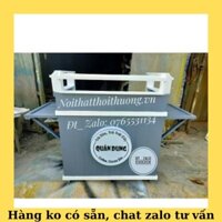 Xe Gỗ Bán Cafe Màu Xám Giá Rẻ