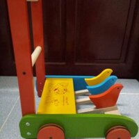 Xe gỗ tập đi 3 con chim cho bé hàng đẹp