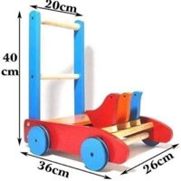 Xe gỗ tập đi cho bé