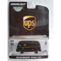 xe Greenlight Volkswagen Panel Van UPS màu đen,  hàng hiếm
