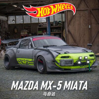 Xe hơi hợp kim Hot Wheels Mazda MX5 đồ chơi mô phỏng đường đua sửa đổi 2025B
