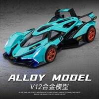 Xe Hơi lamborghini v12 Bằng Hợp Kim Tỉ Lệ 1 / 32