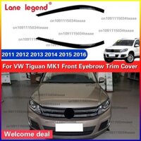 Xe Hơi Miếng Dán Đèn Pha Phía Trước Lông Mày Mí Mắt Viền Dành Cho VW Tiguan MK1 2011-2016 Phụ Kiện Dụng Cụ