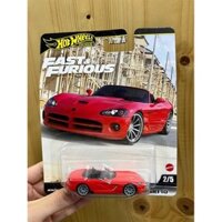 Xe hơi mô hình JBL85/HNW46 Hot Wheels Premium Fast&Furios 2003 Dodge Viper SRT10