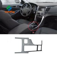 Xe Hơi Phong Cách Carbon Hộp Số Bảng Điều Khiển Cốc Nước Giá Đỡ Bao Viền Kiểu Xe Cho Xe Hyundai Sonata 2010-2015 YF