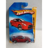 xe Hot Wheels 2009 Nissan GTR màu đỏ , hàng hiếm