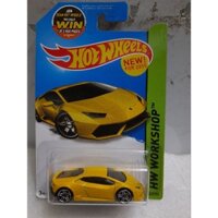 xe Hot Wheels Lamborghini Huracan vàng,  hàng hiếm