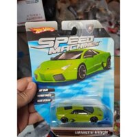 Xe Hot Wheels Lamborghini Reventon speed machines xanh lá , hàng hiếm