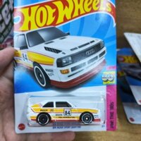 Xe hot wheels mô hình 84 AUDI sport quattro