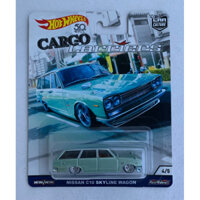 Xe Hot Wheels Premium Nissan C10 Skyline Wagon (‘69 Nissan Skyline Van)