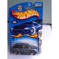 Xe HOTWHEELS Boom box xanh nhạt tem lửa đen