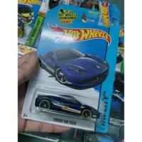 Xe Hotwheels Siêu Xe Ferrari 458 Italia (Màu Xanh -  Card Mỹ)