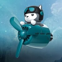 Xe Husky hương liệu ổ cắm đồ trang trí máy bay nhỏ cối xay gió hương thơm quạt nước hoa xe hơi