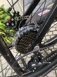 Xe KAWAMURA MISU 3 khung nhôm không mối hàn xe địa hình, MTB Đen- Xanh - Đen Chữ Xanh (Chiếc)