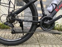 Xe KAWAMURA MISU 3 khung nhôm không mối hàn xe địa hình, MTB Đen Chữ Đỏ - Đen Chữ Đỏ (Chiếc)