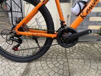 Xe KAWAMURA MISU 3 khung nhôm không mối hàn xe địa hình, MTB Cam - Cam chữ đen (Chiếc)