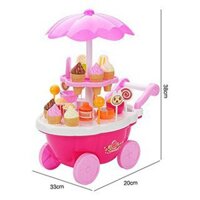 Xe kem đồ chơi cho bé