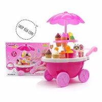 Xe kem đồ chơi cho bé