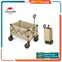 Xe Kéo Dã Ngoại Gấp Gọn Naturehike Rubik’s Cube CNK2450JJ017, xe kéo camping outdoor, dã ngoại bánh béo tải trọng lớn