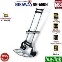 Xe kéo đẩy hàng 2 bánh gấp gọn Nikawa NK-60DN - Tải trọng 60kg