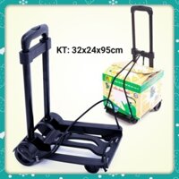 Xe kéo hàng gấp gọn màu đen Ninda 32x24x95cm