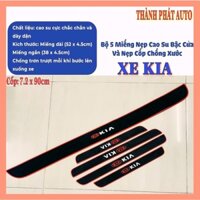 [XE KIA] Bộ 5 Miếng Nẹp Cao Su Dán Bậc Cửa Cốp Xe KÍ Chống Trơn Trượt Chống Trầy Xước Bậc Cửa Cốp.