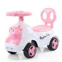 Xe lắc, chòi chân BABYBUS cho bé có nhạc và đèn hình heo peppa