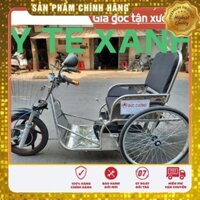 Xe lắc điện 3 bánh Y TẾ XANH - cho người già & khuyết tật.