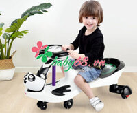 Xe lắc gấu trúc Pada HLZ 228 có bánh đèn Led sáng