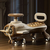 Xe lắc máy bay cho bé  ,xe chòi chân cao cấp New force có đèn nhạc  mẫu mới nhất  trọng tải 120kg.