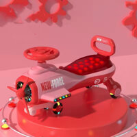 [XE LẮC MÁY BAY ] Xe lắc máy bay cho bé, Xe chòi chân cho bé có đèn nhạc, Nhiều màu sắc-Tuti.baby