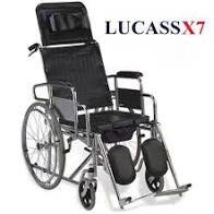 Xe lăn cao cấp đa năng Lucass X607 mẫu mới 2019 ( thắng và 2 bánh xe chống lật)