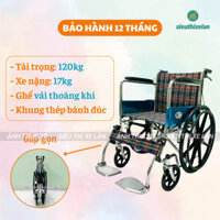 Xe Lăn Cho Người Già Giá Rẻ, Khung Thép Chắc Chắn | Bảo Hành Chính Hãng 12 Tháng