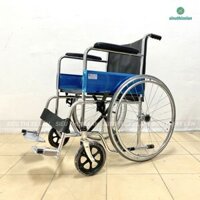 Xe Lăn Cho Người Già LUCASS X9 - Xe Lăn Tiêu Chuẩn Có Thể Gấp Gọn, Chất Liệu Thép Mạ Crom Cứng Cáp