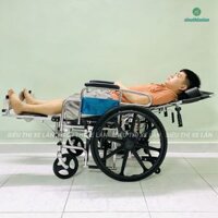 Xe Lăn Đa Năng Lucass X607 - Xe Lăn Cho Người Già Có Bô Vệ Sinh, Ngả Lưng, Nâng Hạ Chân Gấp Gọn