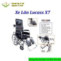 Xe Lăn Đa Năng Lucass X7 Có Bô Và Có Thể Ngả Nằm Được