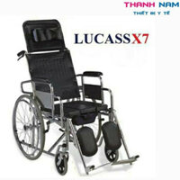 💥XE LĂN ĐA NĂNG💥 Lucass X7 💥(~X7A) - Xe lăn có bô, ngả và tay phanh