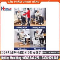 Xe Lăn Di Chuyển Bệnh Nhân Ngả Thành Giường Có Bô Vệ Sinh Đa Chức Năng