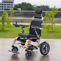 Xe lăn điện du lịch cao cấp D1003 có dựa đầu ngả lưng