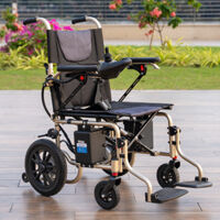 Xe lăn điện gấp gọn D705 Nhẹ 19 Kg, Pin lithium