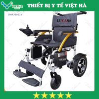 Xe Lăn Điện Lucass XE-122L , Xe Lăn Điện Khung Nhôm Siêu Nhẹ Xe Lăn Cho Người Già , Người Lớn Tuổi