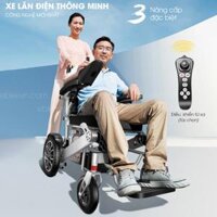 Xe lăn điện thông minh HWS488 | Xe điện người già an toàn, bền bỉ có thể gấp gọn, điều khiển từ xa, hàng chính hãng