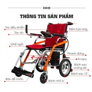 Xe lăn điện Việt Pháp TM031