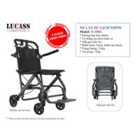 Xe Lăn Du Lịch Siêu Nhẹ Lucass X-186L (X186L) | Nặng 5.8kg, Xếp Gọn Tiện Lợi Du Lịch