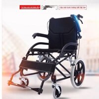 Xe lăn gấp cho người già Xe lăn bánh đặc nhẹ cho người tàn tật