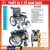 Xe lăn hợp kim nhôm Lucass X63 - xe lăn gấp gọn